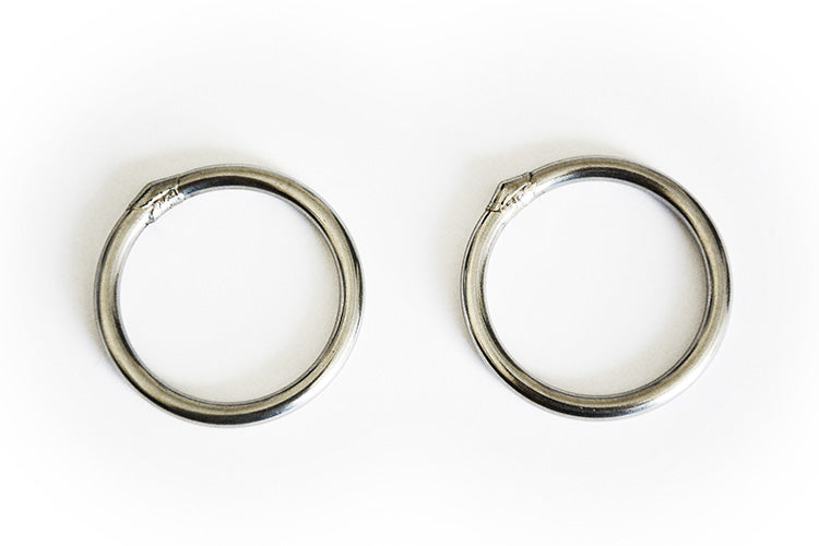 Steel Hammock Rings (x2)