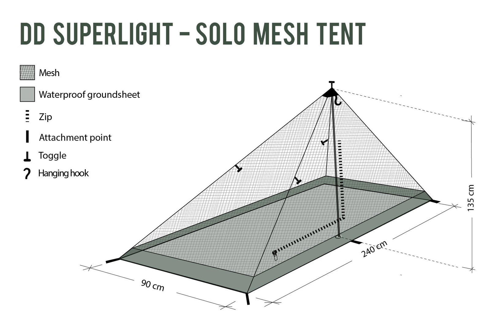 DD SuperLight - Solo Mesh Tent